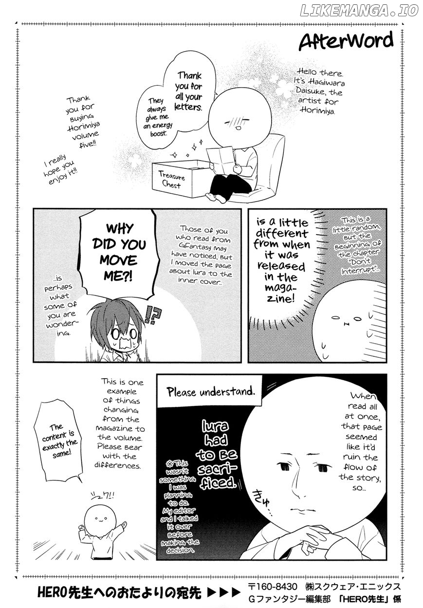 Horimiya, Chapter 34.5 image 10